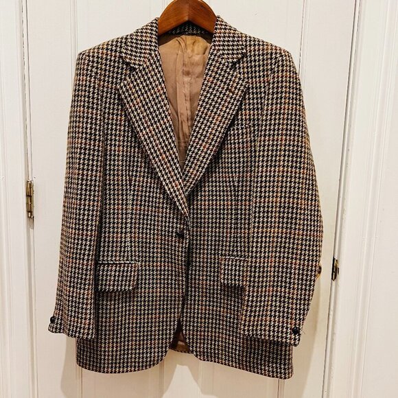 Other - Vintage Dunn & Co. Men’s Tweed Jacket 41 R Multi Color Harris Tweed Blazer Sport